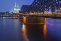 Köln blaue Stunde (Januar 2016)